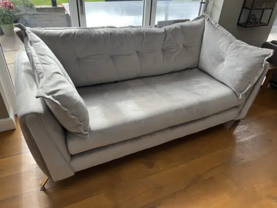 DFS Everleigh Grey with Chrome 3 seater