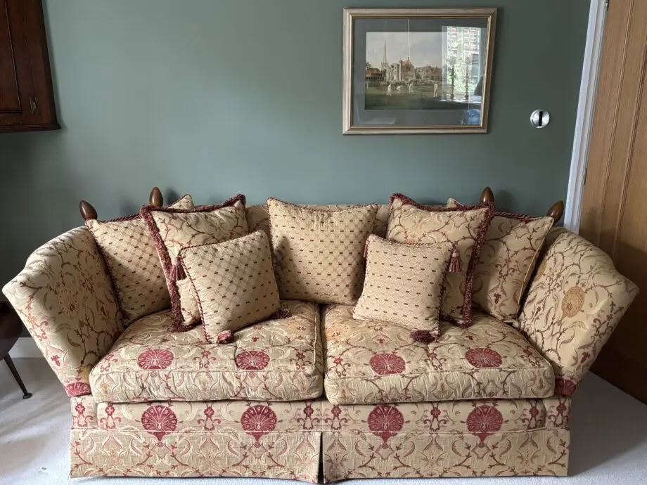 Manhattan Minor David Gundry Knole Sofa in Ottoman Spice