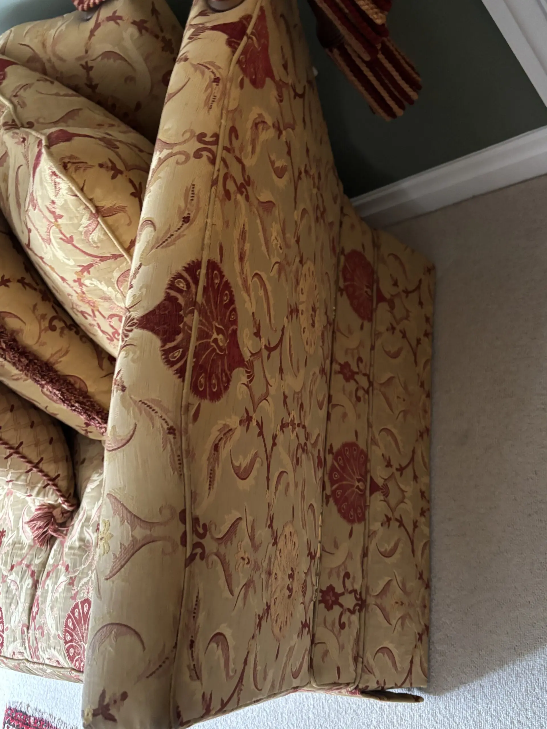 Manhattan Minor David Gundry Knole Sofa in Ottoman Spice