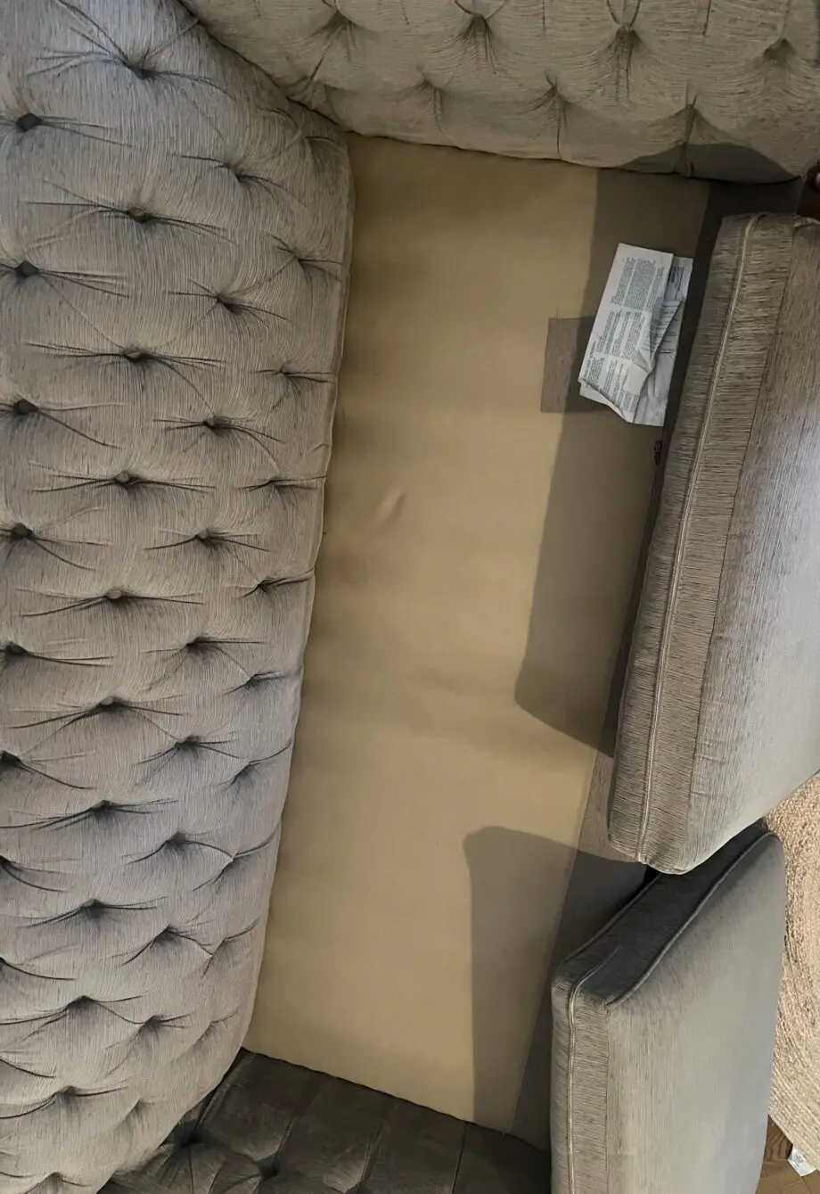 M&S Chesterfield Sofa and Love Seat. Mushroom. Made in England. Portobello.
