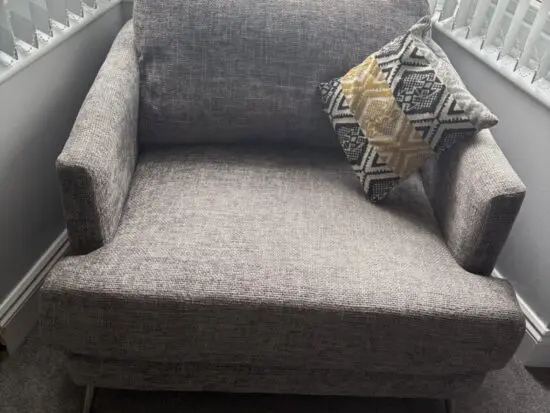 Lebus Grey Lovechair