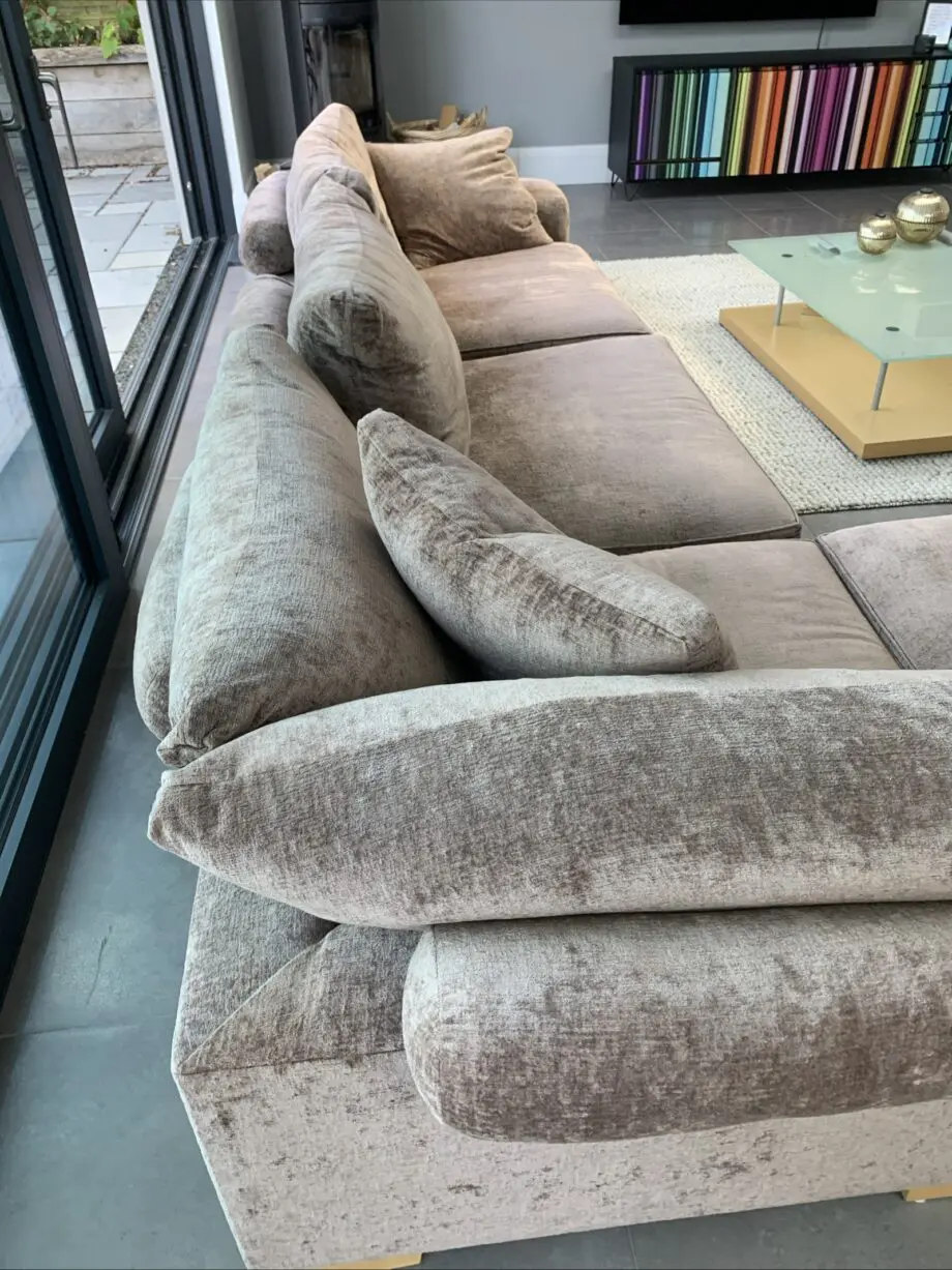 Fishpools large corner sofa