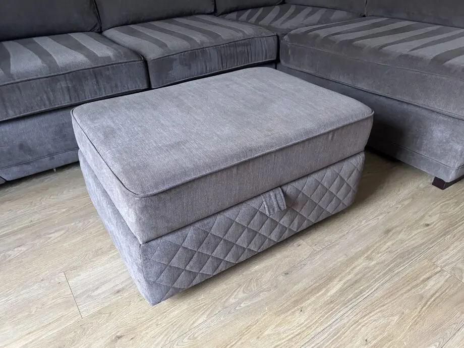 DFS Brown Mocha Left Hand Facing Arm Open End Corner Sofa