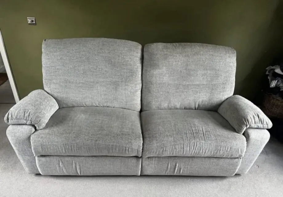 SCS Silver 3 Seater Reclining Sofa