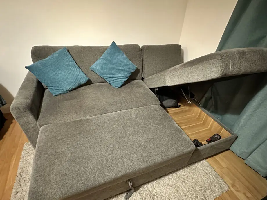 DFS grey sofa bed
