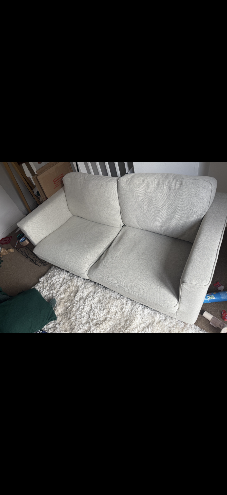 IKEA beige 2 seater sofa