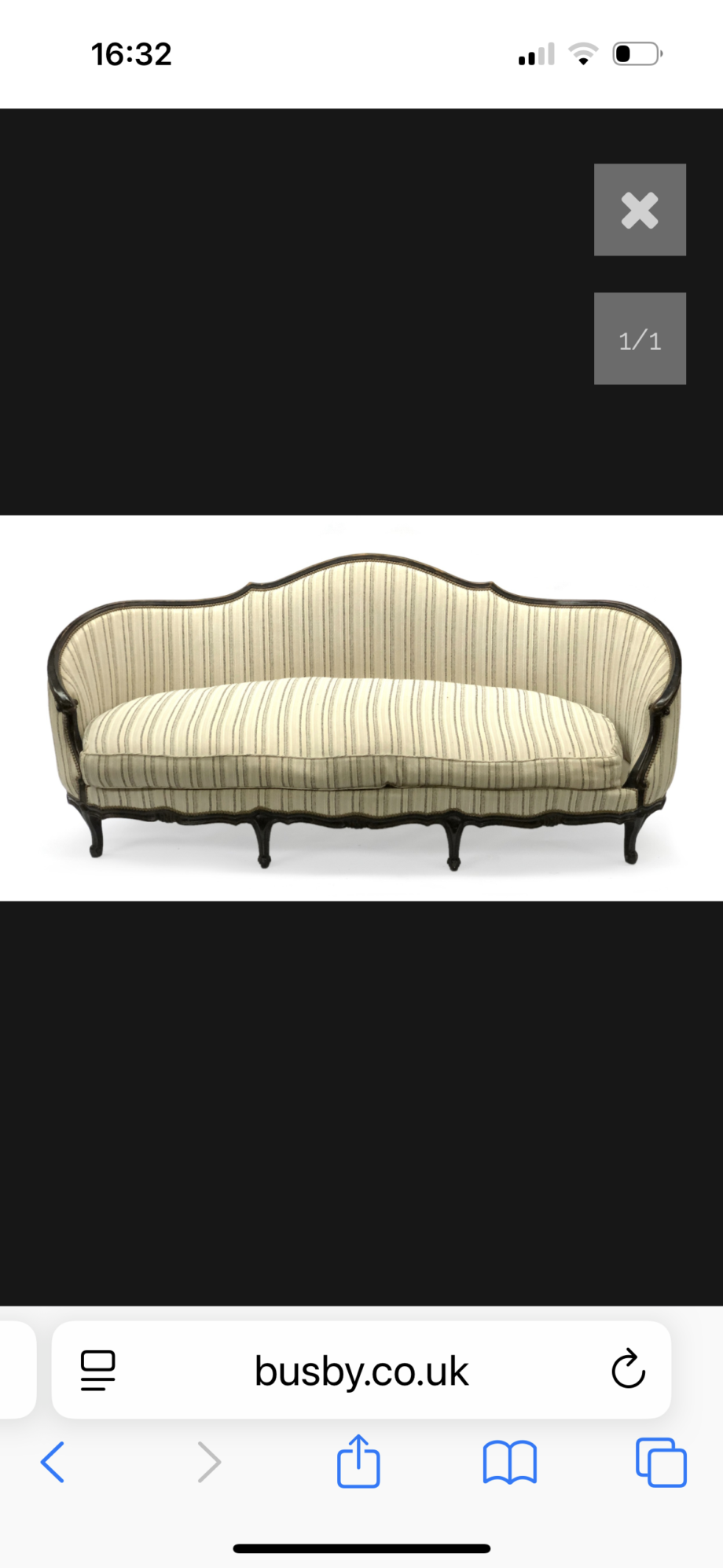 Beautiful Sofa by MOISSONNIER