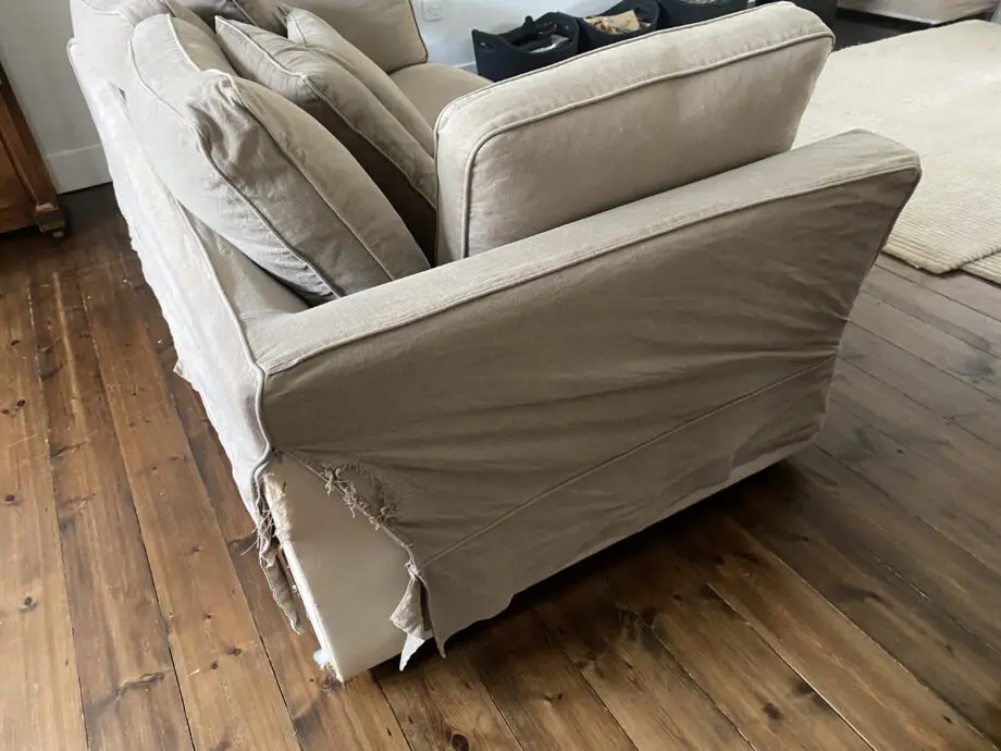 Sofa Workshop - x2 Sofa Set and Footstool - Jack Corner Range - Truffle Colour