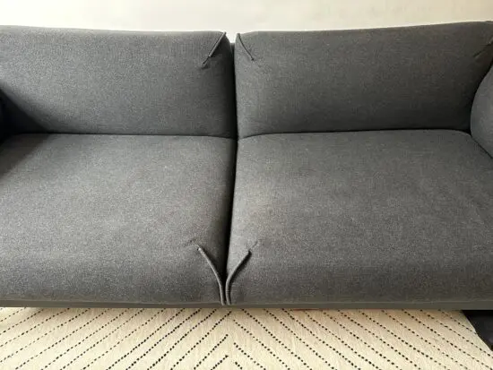 Dark Grey 2-seat Sofa (Purchased less than one year.) (NON-smoker, NO Pet_