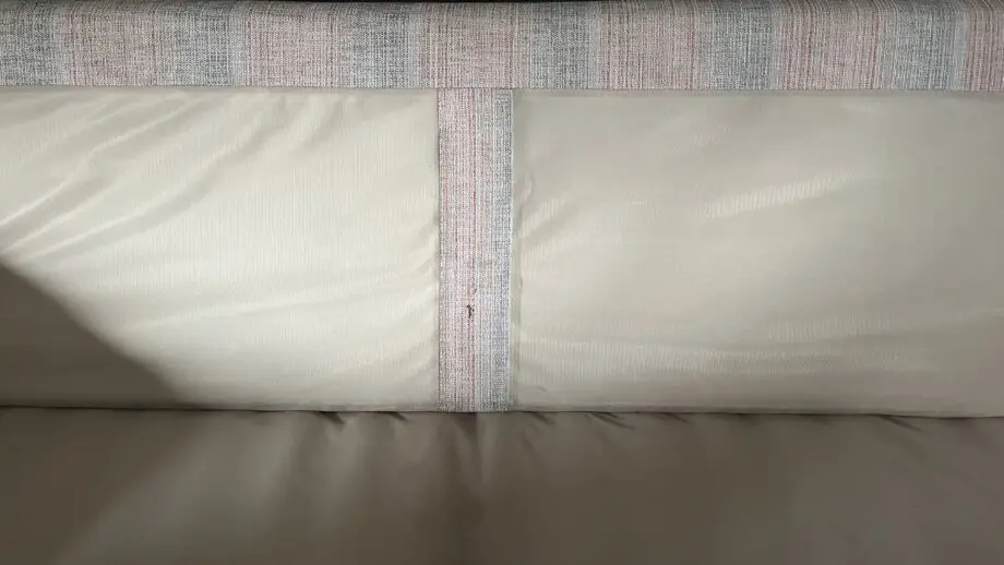 Next Brown woven stripe Garda 4 seater sofa