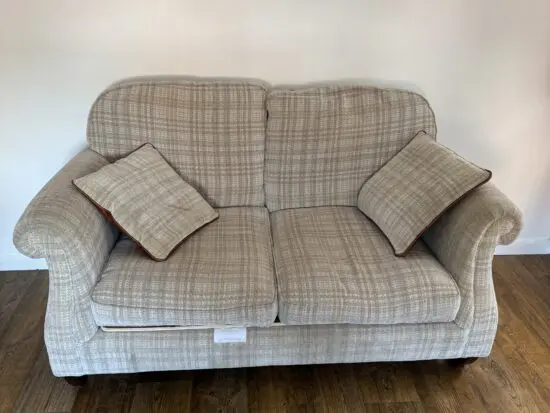 Parker Knoll beige 2 seater sofa