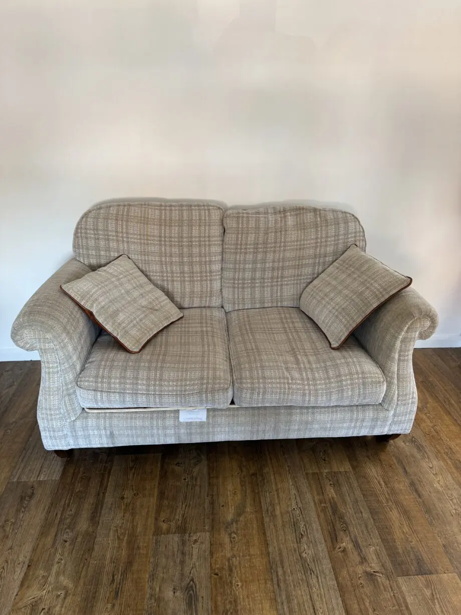 Parker Knoll beige 2 seater sofa