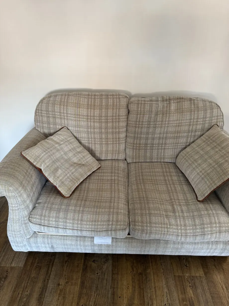 Parker Knoll beige 2 seater sofa