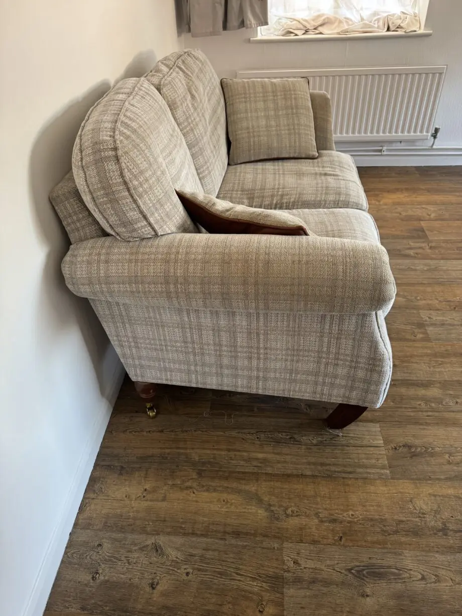 Parker Knoll beige 2 seater sofa