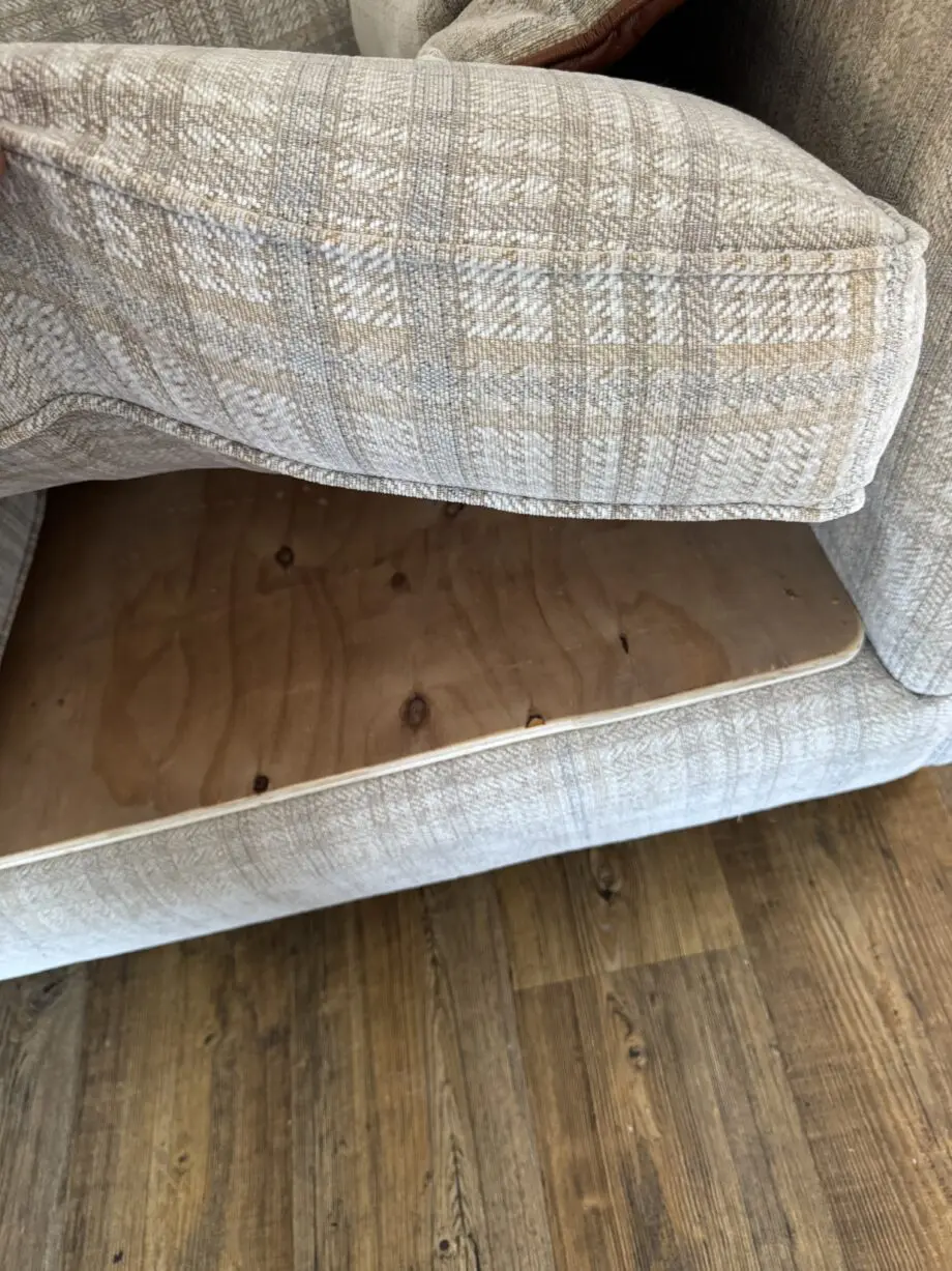 Parker Knoll beige 2 seater sofa