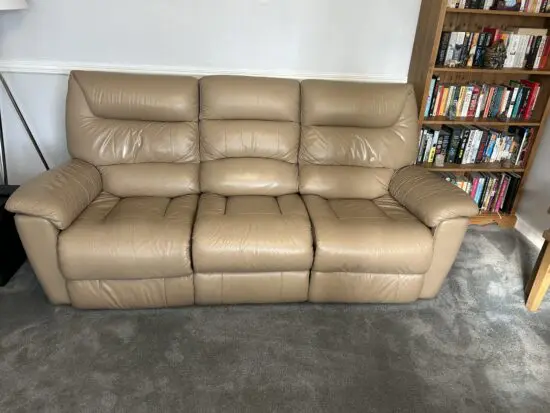 Lazy boy electric recliner 3 seater sofa and chair