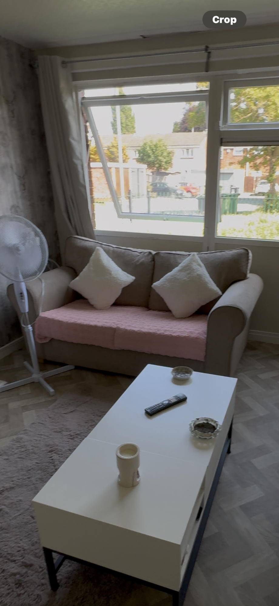 2 + 3 seater with foot stall & sofa bed