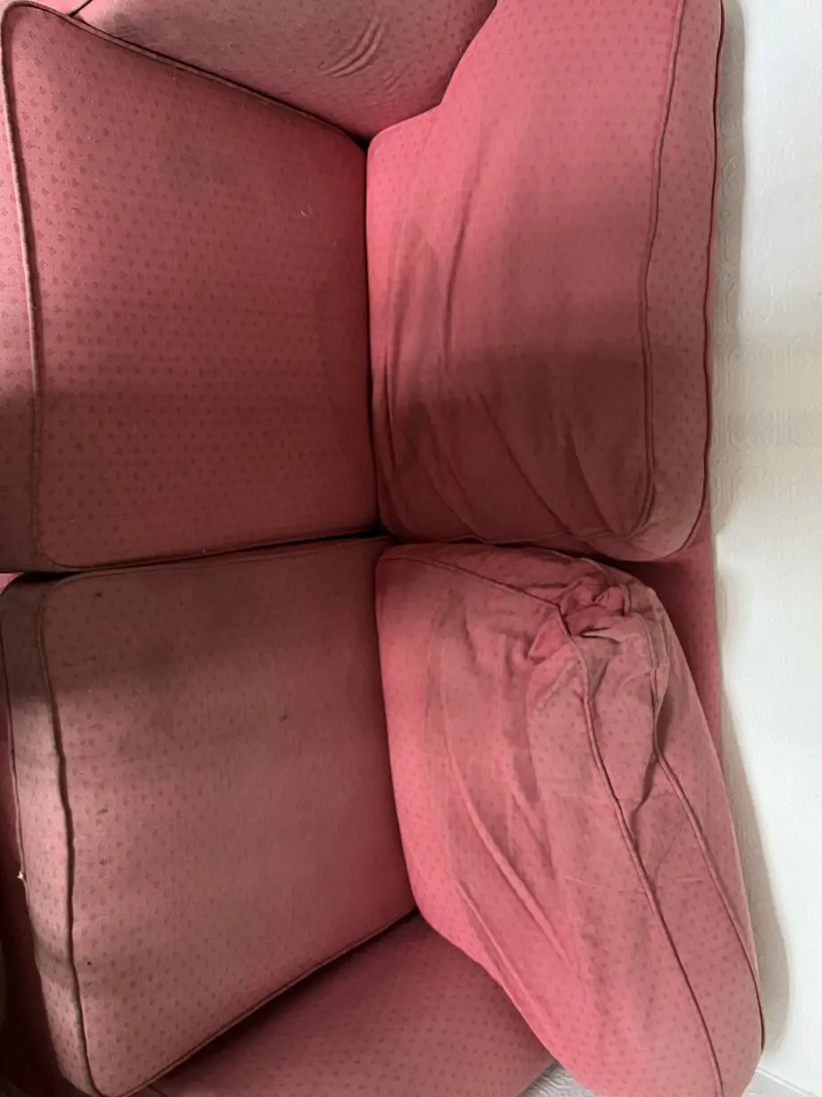 Red sofa
