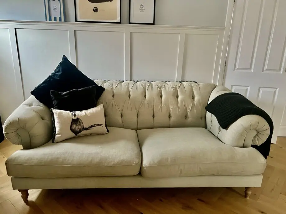 Marks & Spencer's linen look sofa