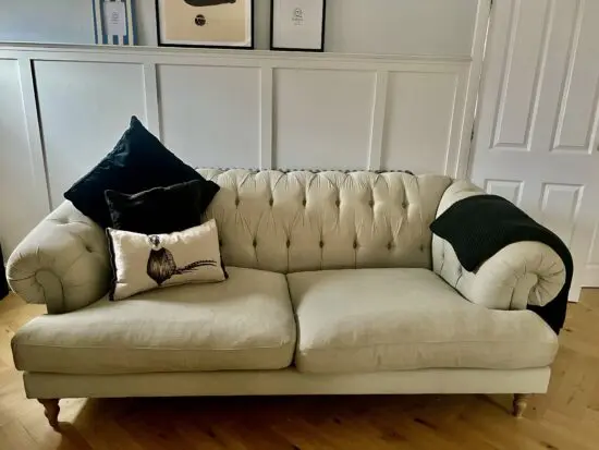 Marks & Spencer's linen look sofa