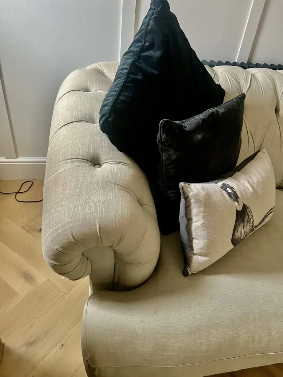 Marks & Spencer's linen look sofa
