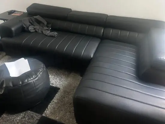 Milano leather sofa