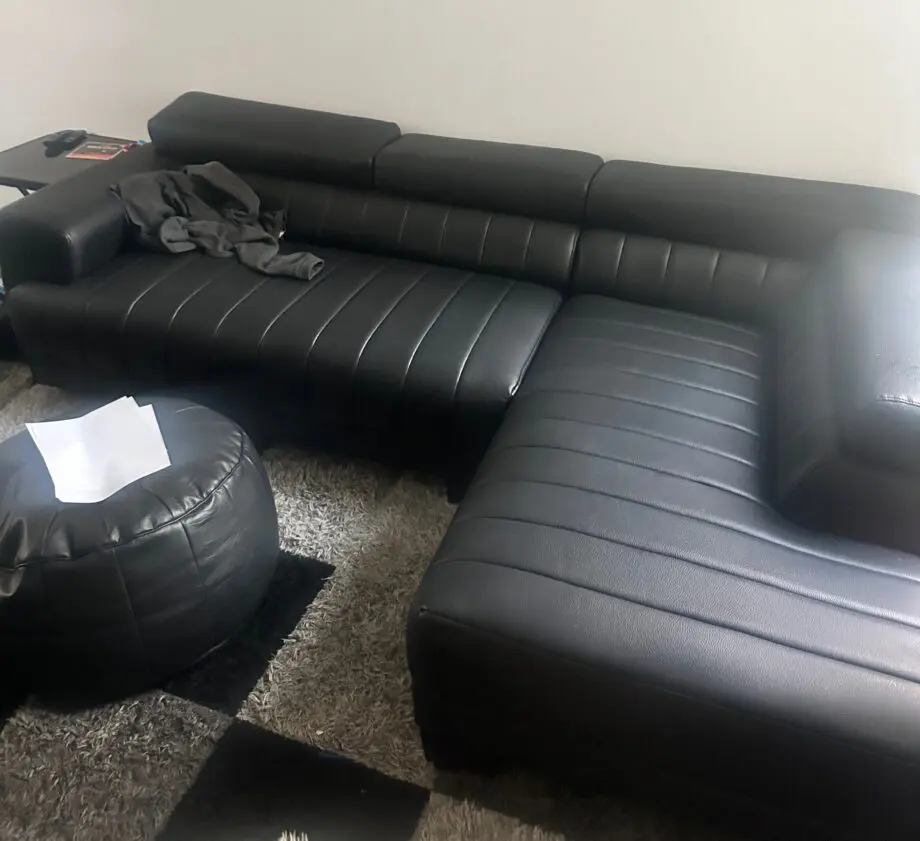 Milano leather sofa