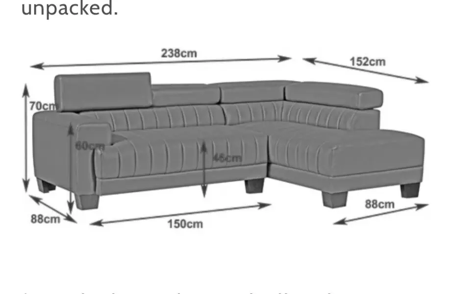 Milano leather sofa