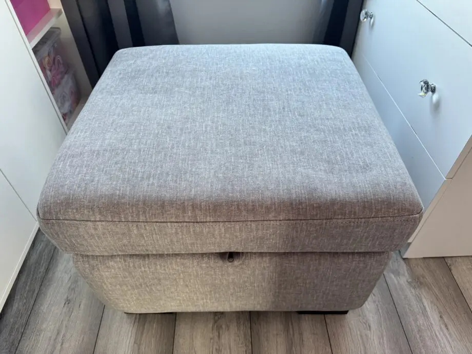 DFS Grey Sonder Electric Recliner 3 Seater Sofa, Chair & Footstool