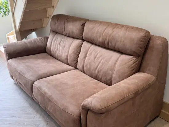 DFS Ronan 3 Seater Sofa Bed Tan