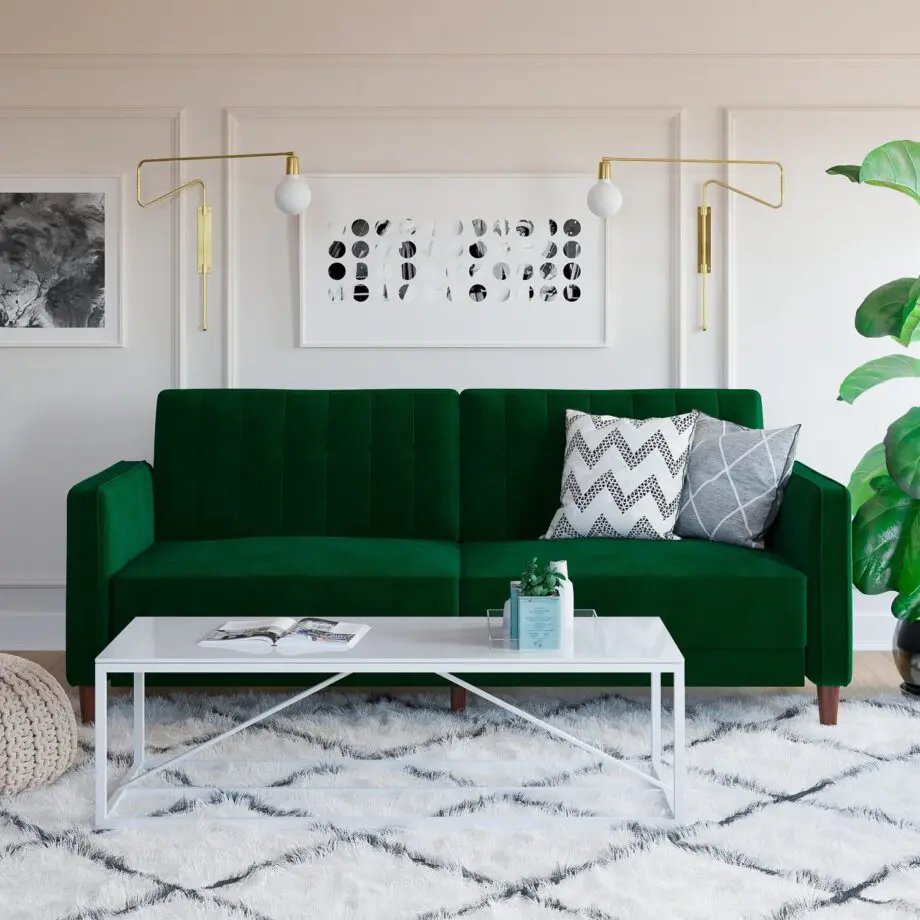 The Range Pintufted Transitional Sofa Bed