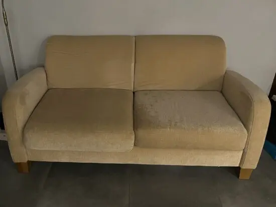 3 Seater Tan Sofa