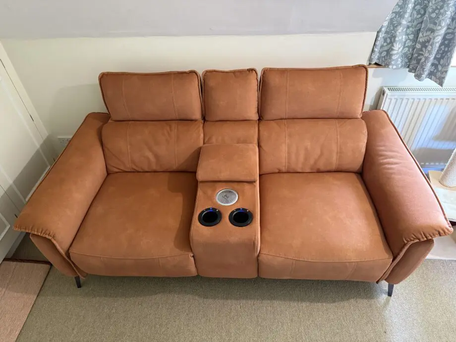2-Seater Power Recliner Sofa with Power Headrests (4 Years Warranty)