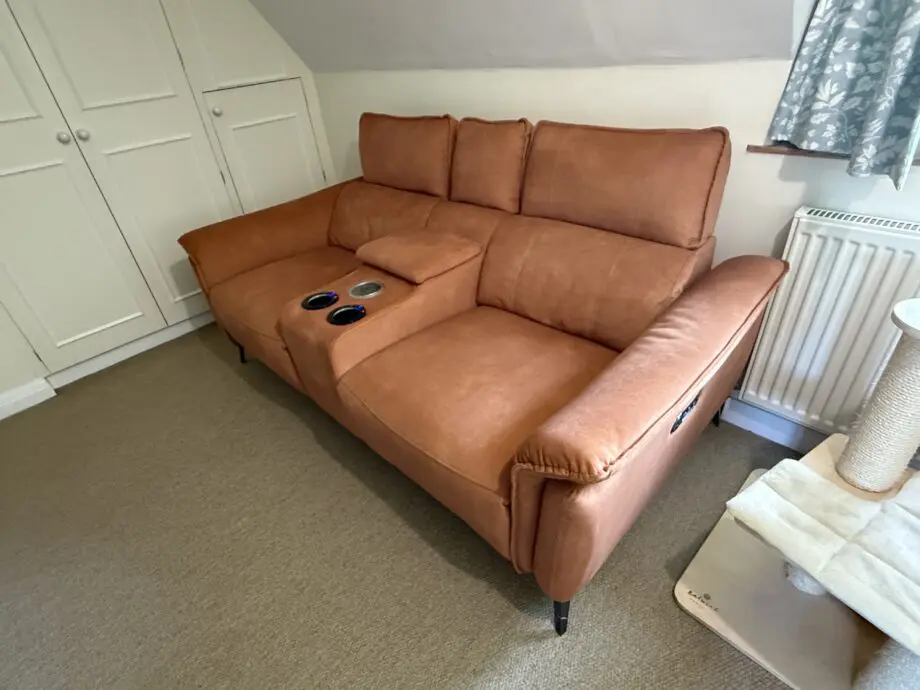 2-Seater Power Recliner Sofa with Power Headrests (4 Years Warranty)