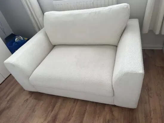 Dfs ivory cuddler sofa
