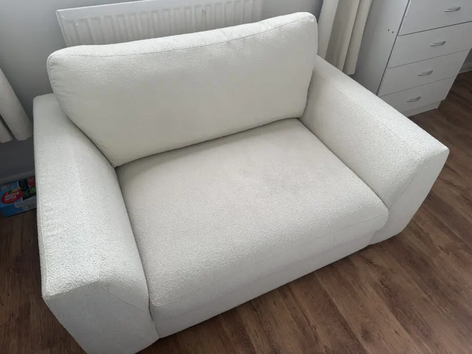 Dfs ivory cuddler sofa