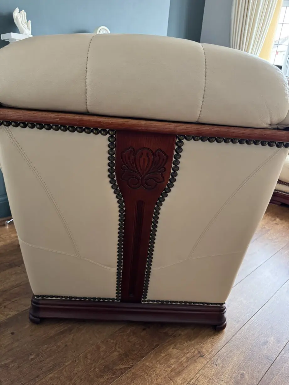 Three Piece Italian Leather Suite