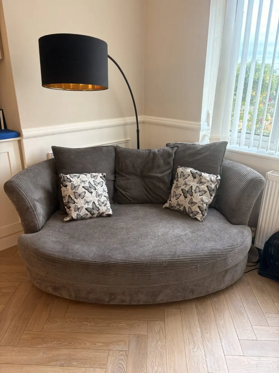 DFS grey Tabitha corner sofa