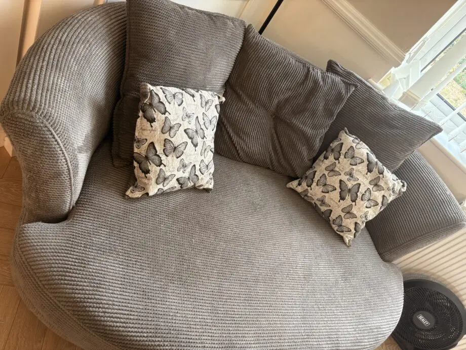 DFS grey Tabitha corner sofa