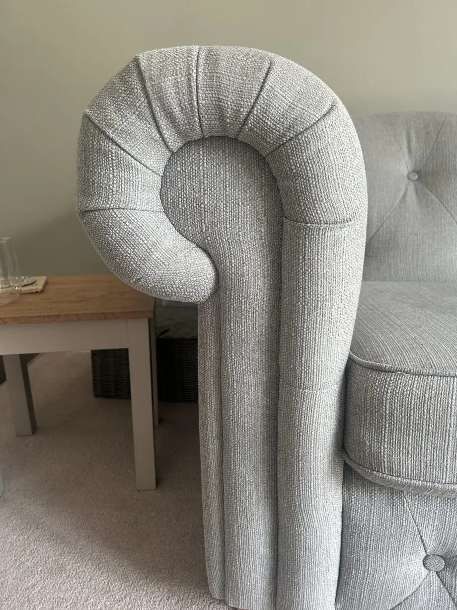 DFS grey 3 seater sofa