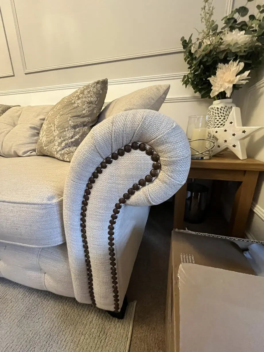 3 seater sofa and cuddle chair (ex DFS)