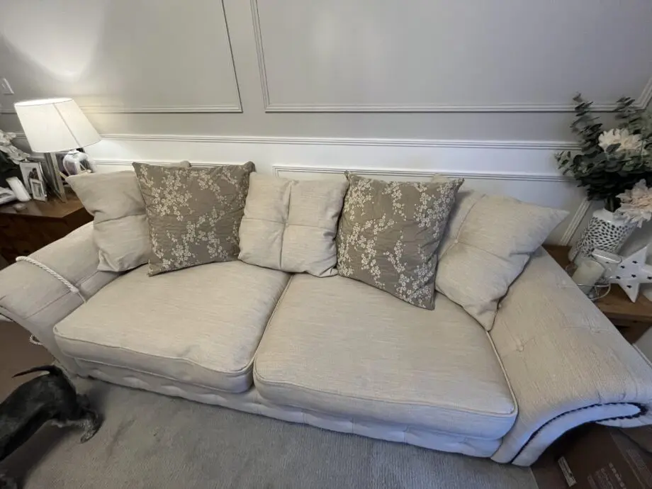 3 seater sofa and cuddle chair (ex DFS)