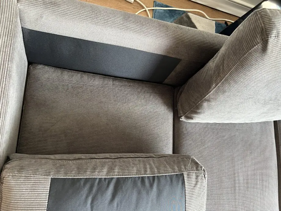 Dunelm Jacob Cord Compact Corner Sofa – great Condition