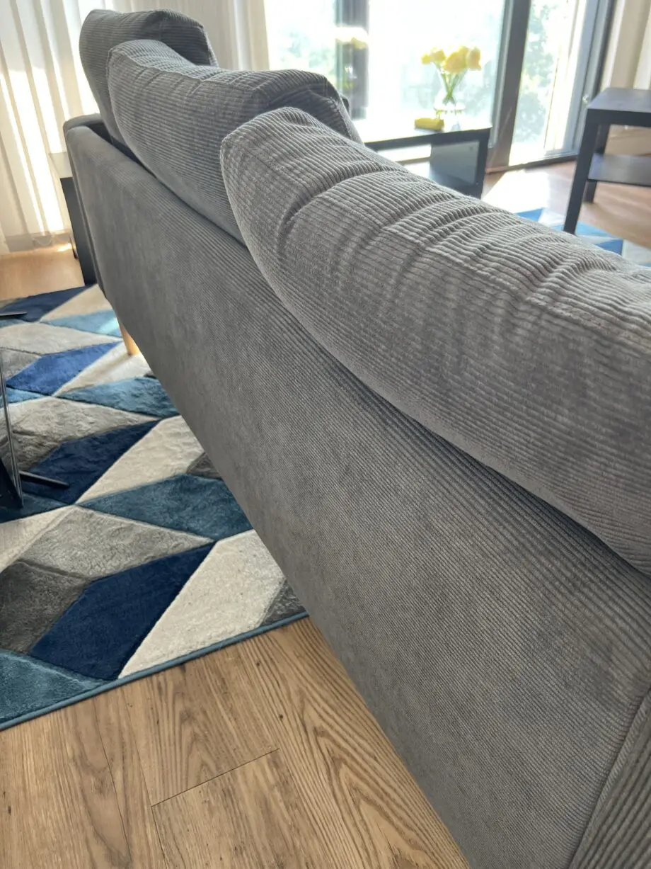 Dunelm Jacob Cord Compact Corner Sofa – great Condition