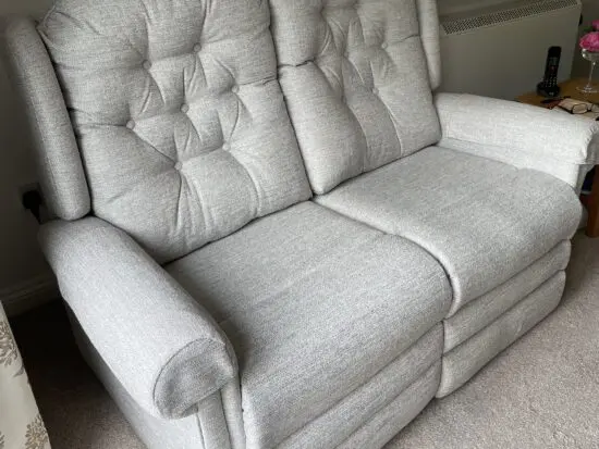 Care Co Grey Two seat sofa