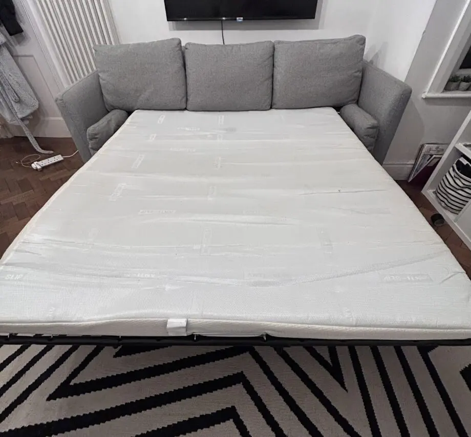 MADE Harlow 3 seater sofa bed, mountain grey fabric