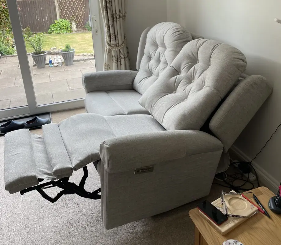 Care Co Grey Two seat sofa