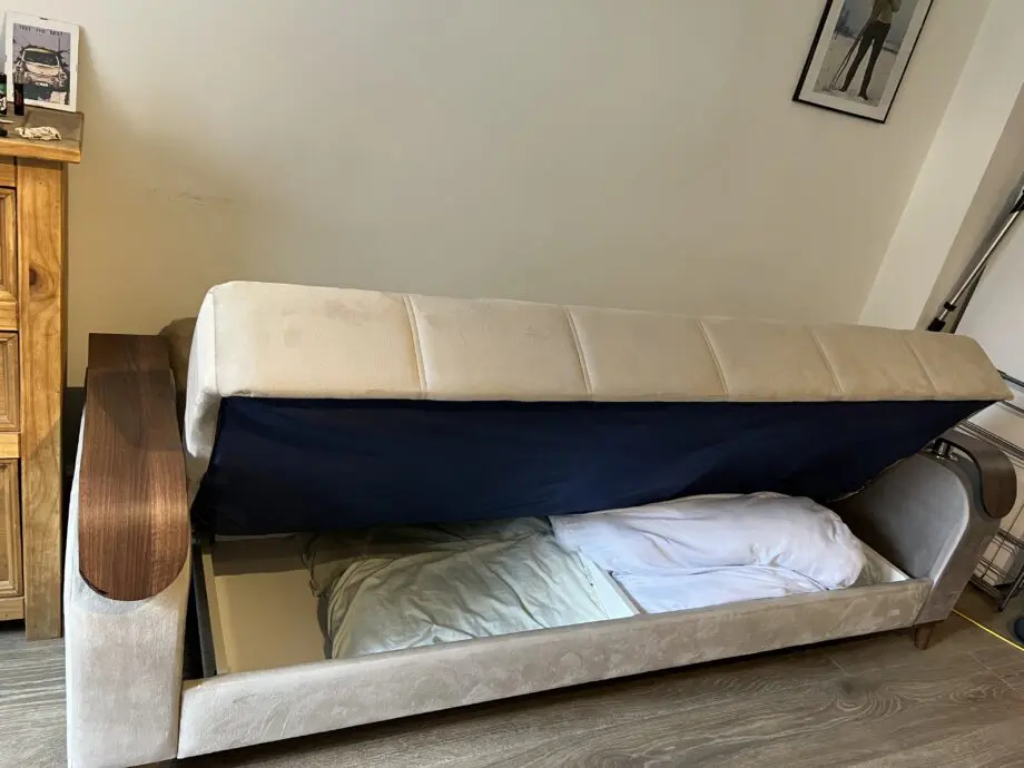 3 seater sofa bed with storage