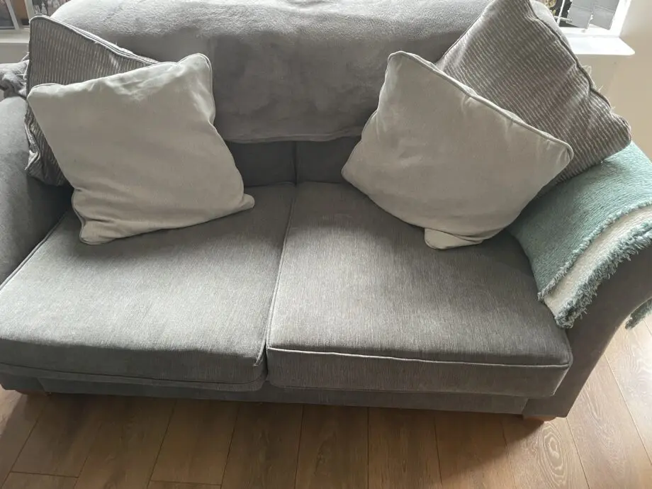 2 X matching grey sofas for sale (2-3 seaters)
