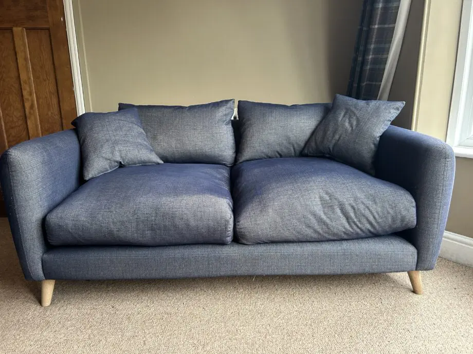 LOAF Squishmeister Small Sofa in colour seriously blue clever softie